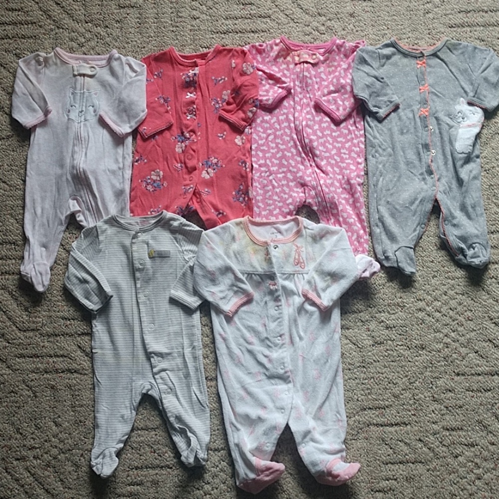 Lot of Carter's pajamas